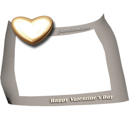 Happy Valentine's Day photo frame