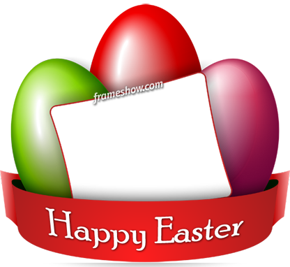 Happy Easter image frame